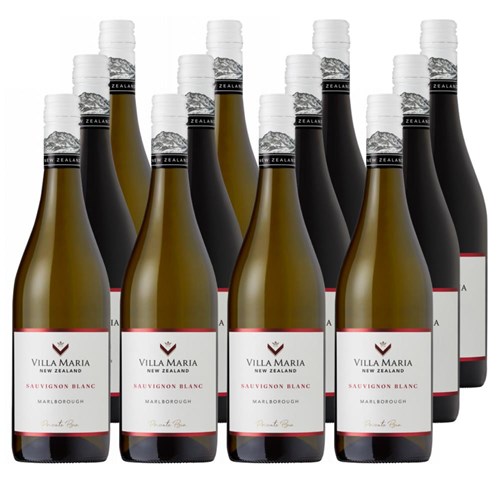 Case of 12 Villa Maria New Zealand Red & White Wine